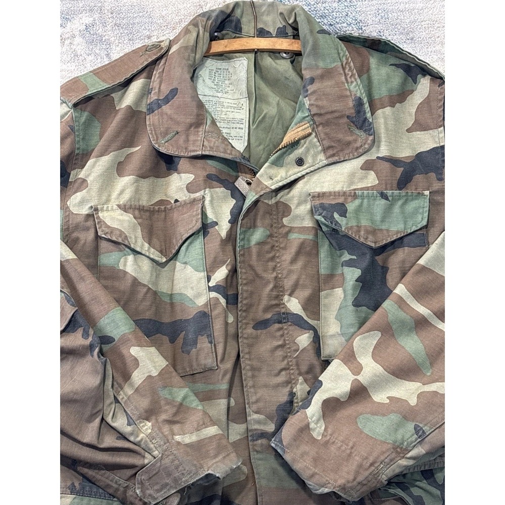 Vintage Woodland‎ Camo Field Jacket Medium Regular Chore Style